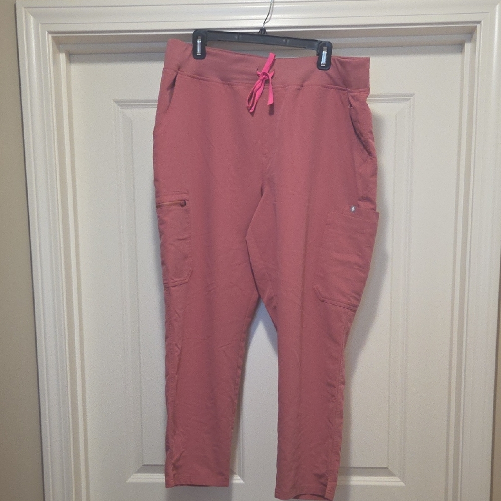 FIGS High Waisted Yola Pants In BCA Quartz XXL Petite Length